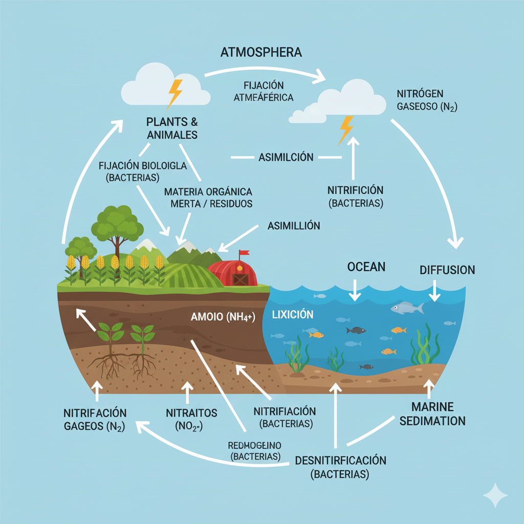 El ciclo del nitrógeno