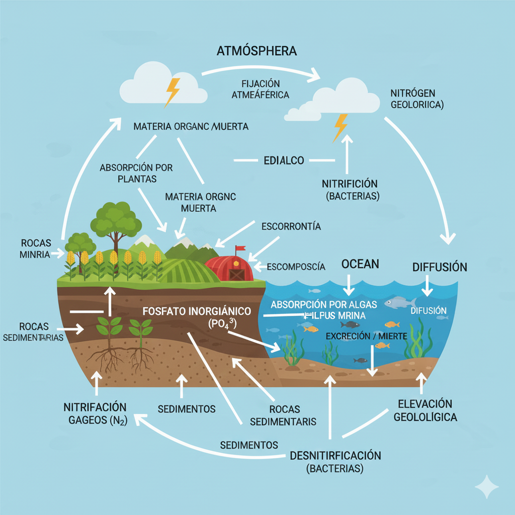 El ciclo del fósforo