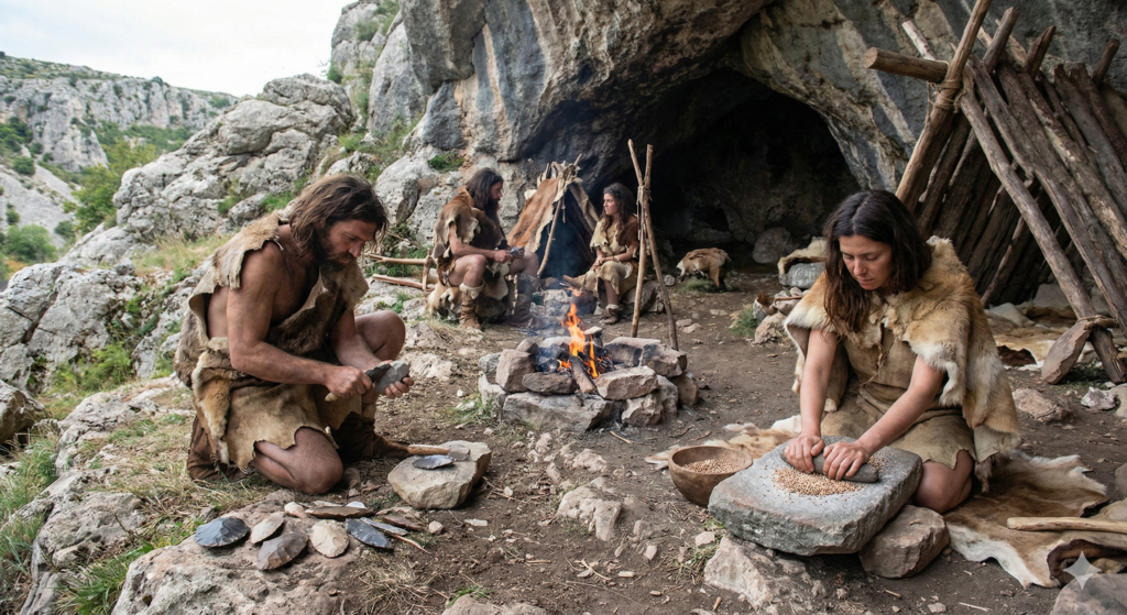 Edad de Piedra: Paleolítico, Mesolítico y Neolítico